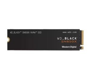 SSD WD Black 1TB SN850X Gaming NVME M.2 PCIe WDS100T2X0E PCIe 4.0 x4