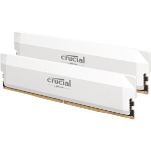 Crucial Pro DDR5-6400 64GB Kit (2x 32GB) OC Gaming White
